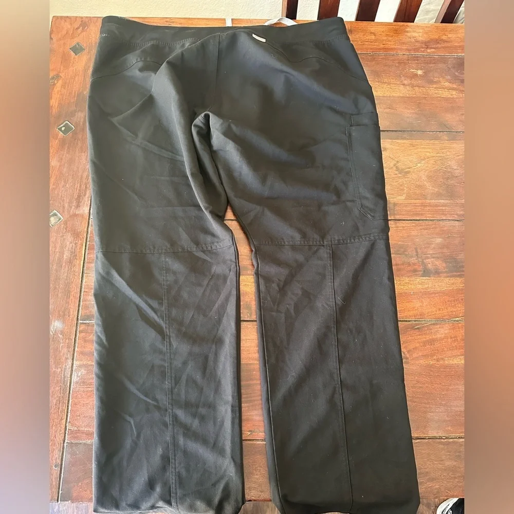 FIGS Technical Collection Kade Cargo Scrub Pants Black XXL Straight-Leg - Picture 3 of 9
